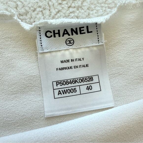 CHANEL women blouse size 40 FR or size 8 US Authentic Retail 3800$ - Picture 13 of 16
